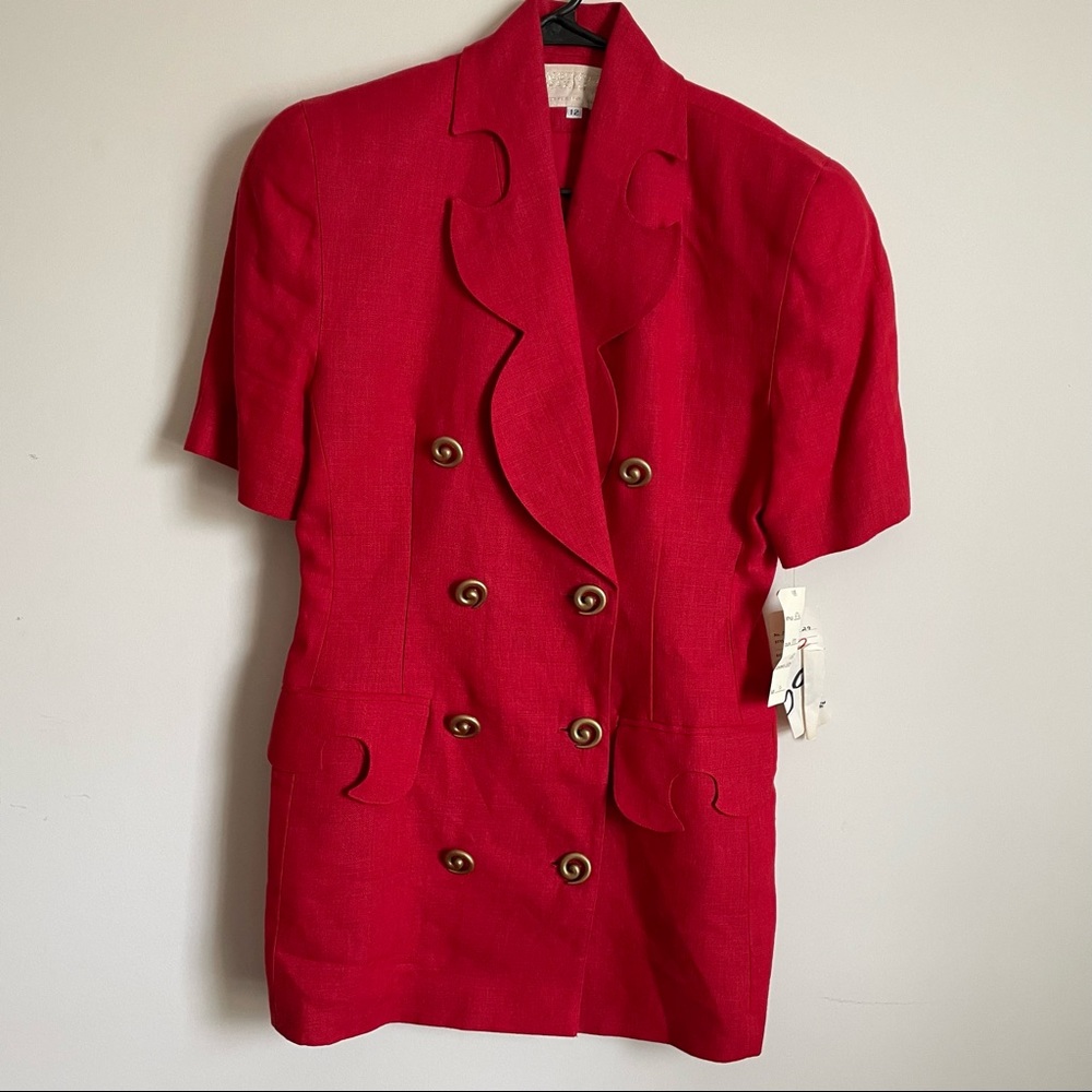 90s Style Skirt Suit